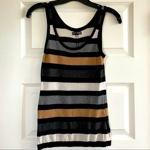 Women’s multi-colored sweater tank, Size XS